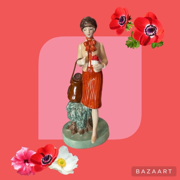 1960s Series II TUPPERWARE Consultant Award FIGURINE Interpur EUC w Sicker - Picture 2 of 10